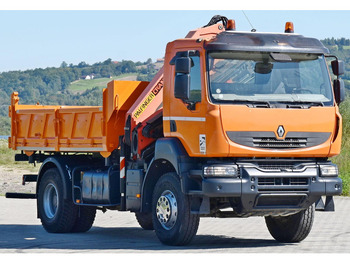 Camion benne, Camion grue Renault KERAX 370: photos 4 Camion benne, Camion grue Renault KERAX 370: photos 4