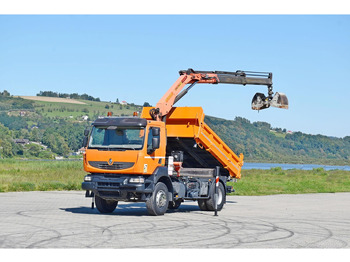 Camion benne, Camion grue Renault KERAX 370: photos 2 Camion benne, Camion grue Renault KERAX 370: photos 2