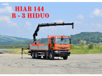 Camion plateau RENAULT Kerax 410