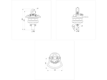 Hydraulique pour Grue auxiliaire neuf Hydraulic rotator RE-R15: photos 2 Hydraulique pour Grue auxiliaire neuf Hydraulic rotator RE-R15: photos 2