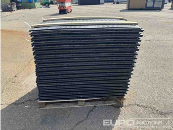 Matériel de chantier Pallet of Plastic Connectable Road Plates, 1200x800x28mm, 22kg per Plate (35 of): photos 5