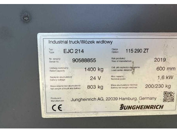 Gerbeur Jungheinrich EJC214: photos 4