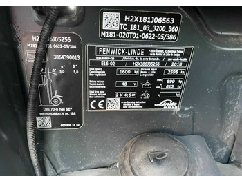 Chariot élévateur électrique Linde E16-02: photos 4