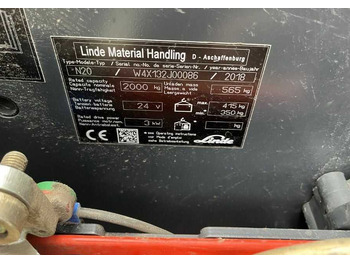 Préparateur de commandes Linde N20: photos 4 Préparateur de commandes Linde N20: photos 4