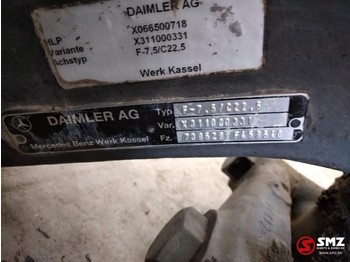 Essieu et pièces pour Camion Mercedes-Benz Occ Stuuras / meeloopas Actros F7.5/C22.5: photos 5