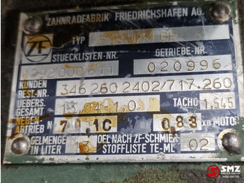 Boîte de vitesse pour Camion Mercedes-Benz Occ versnellingsbak ZF 5S-111GP Mercedes 2624: photos 4