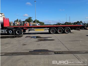 Remorque plateau 2011 SDC Trailer Tri Axle Extendable Flat Bed Trailer: photos 2 Remorque plateau 2011 SDC Trailer Tri Axle Extendable Flat Bed Trailer: photos 2