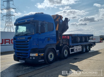Camion plateau SCANIA R 490