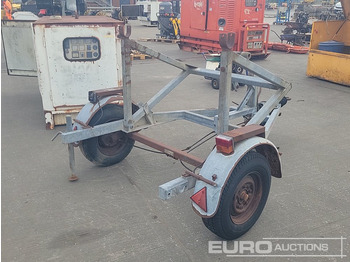 Remorque porte engin Single Axle Cable Reel Trailer: photos 5