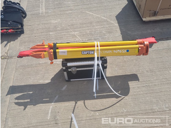 Matériel de chantier Unused 2025 Captok Self-Leveling Rotary Laser, Receiver, Tripod, Grade Rod: photos 2