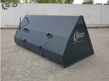 Godet pour chargeur pour Machine agricole neuf SID VOLUMENSCHAUFEL / Volume bucket 1,5 m 0,7 m3: photos 2