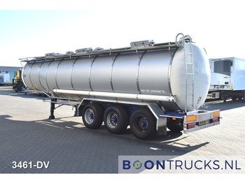 Semi-remorque citerne Burg BPO 12-27 Z TANK | 32,8 M³ * 3 COMP. * FOOD * STAINLESS STEEL * APK 10-2025: photos 3