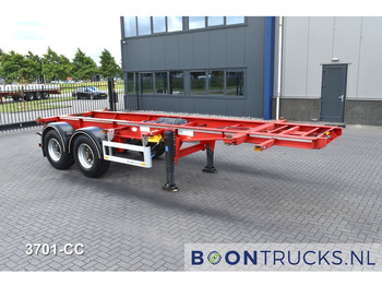 Semi-remorque porte-conteneur/ Caisse mobile Pacton TXC 233 | 20ft * 2980 Kg * BPW / DRUM * NL TRAILER * 3x AVAILABLE: photos 4