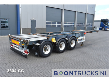Semi-remorque porte-conteneur/ Caisse mobile VAN HOOL 20'/30'