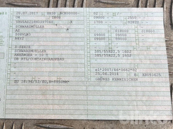 Remorque porte-conteneur/ Caisse mobile Schwarzmüller AZ (2014): photos 5
