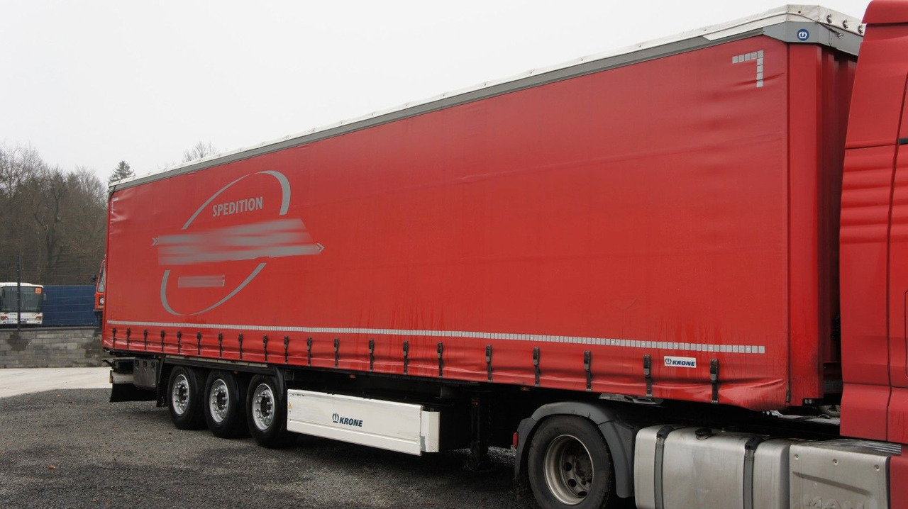 Krone SD Pritsche + Plane Liftachse - Semi-remorque rideaux coulissants: photos 3 Krone SD Pritsche + Plane Liftachse - Semi-remorque rideaux coulissants: photos 3