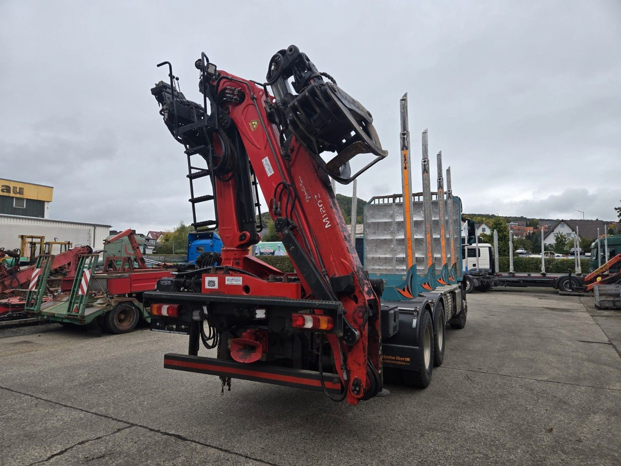Mercedes-Benz Arocs 2651 Holztransporter Blatt Blatt Kran - Camion grumier, Camion grue: photos 3 Mercedes-Benz Arocs 2651 Holztransporter Blatt Blatt Kran - Camion grumier, Camion grue: photos 3