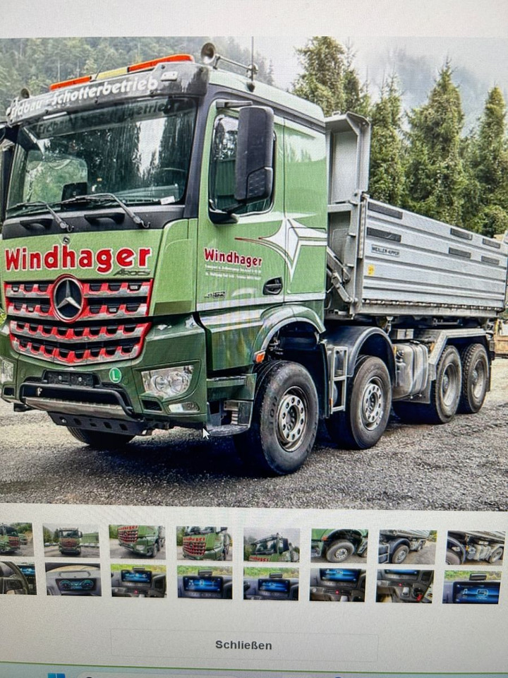 Mercedes-Benz Arocs 4152 8x4 BB  Meiller Special Kipper - Camion benne: photos 1 Mercedes-Benz Arocs 4152 8x4 BB  Meiller Special Kipper - Camion benne: photos 1