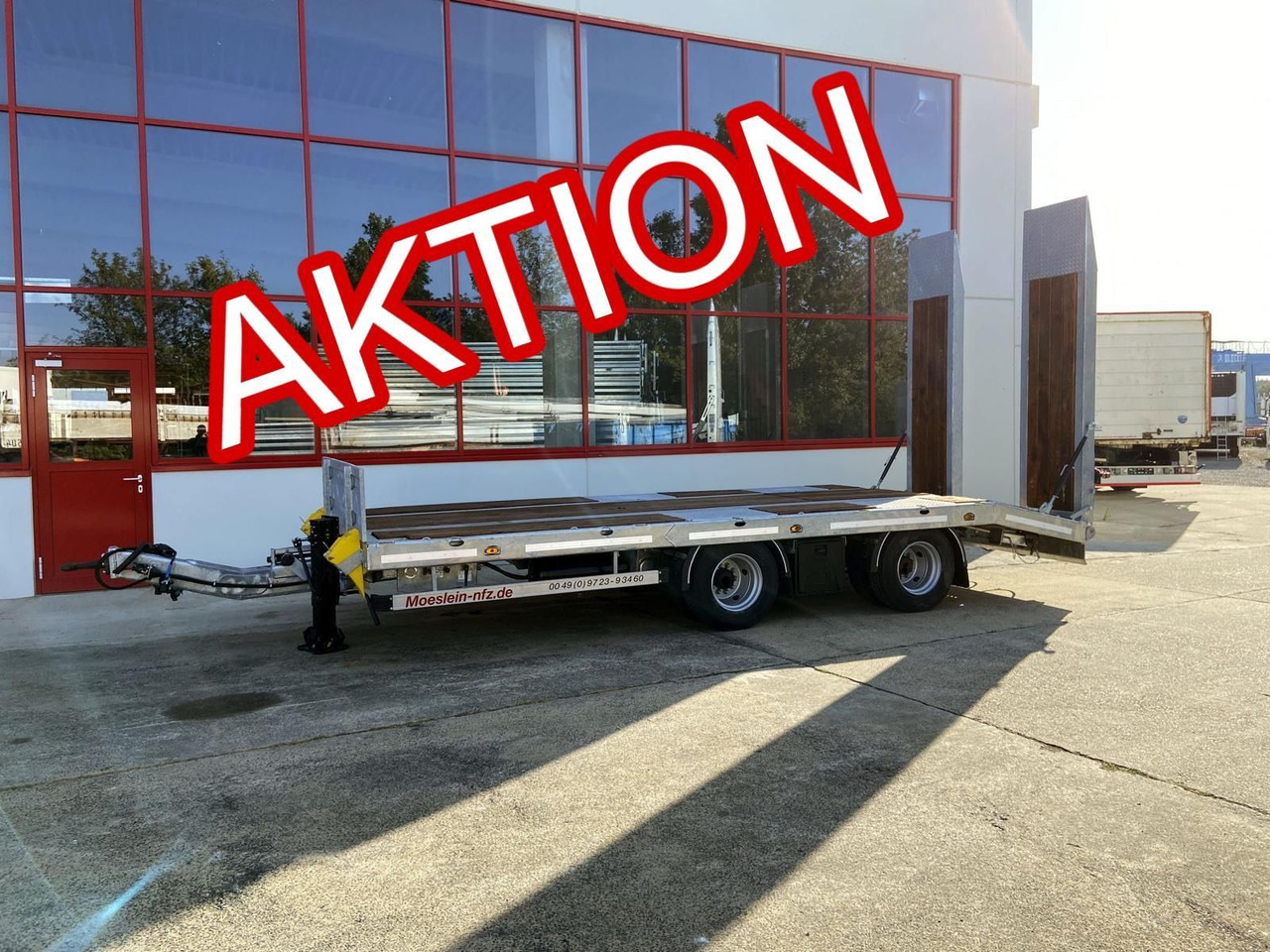 Möslein 21 t Tandemtieflader, Luftgefedert, NEU - Remorque porte-engin surbaissée: photos 1 Möslein 21 t Tandemtieflader, Luftgefedert, NEU - Remorque porte-engin surbaissée: photos 1