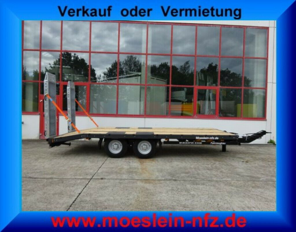 Möslein Neuer Tandemtieflader 13 t GG - Remorque porte-engin surbaissée: photos 1 Möslein Neuer Tandemtieflader 13 t GG - Remorque porte-engin surbaissée: photos 1