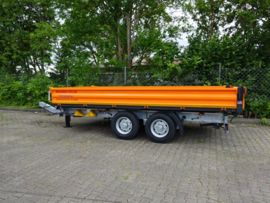 Remorque benne neuf Möslein TTD 13 Orange  13 t Tandem 3- Seitenkipper Tieflader-- Neufahrzeug --: photos 7