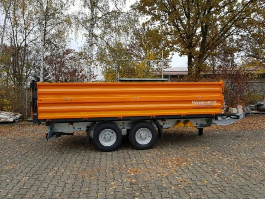 Möslein TTD13- BA Orange 13 t Tandem Kipper Tiefladermit Bordwand- Aufsatz-- Neufahrzeug -- - Remorque benne: photos 1 Möslein TTD13- BA Orange 13 t Tandem Kipper Tiefladermit Bordwand- Aufsatz-- Neufahrzeug -- - Remorque benne: photos 1