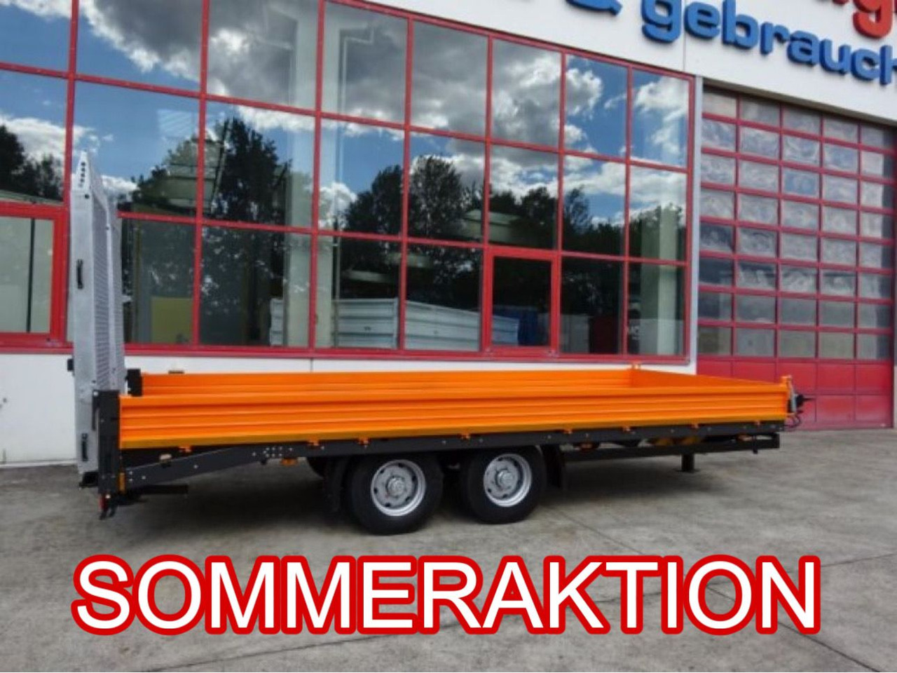 Möslein TTT 13- 6,28 Orange Neuer Tandemtieflader 13 t GG - Remorque porte-engin surbaissée: photos 1 Möslein TTT 13- 6,28 Orange Neuer Tandemtieflader 13 t GG - Remorque porte-engin surbaissée: photos 1