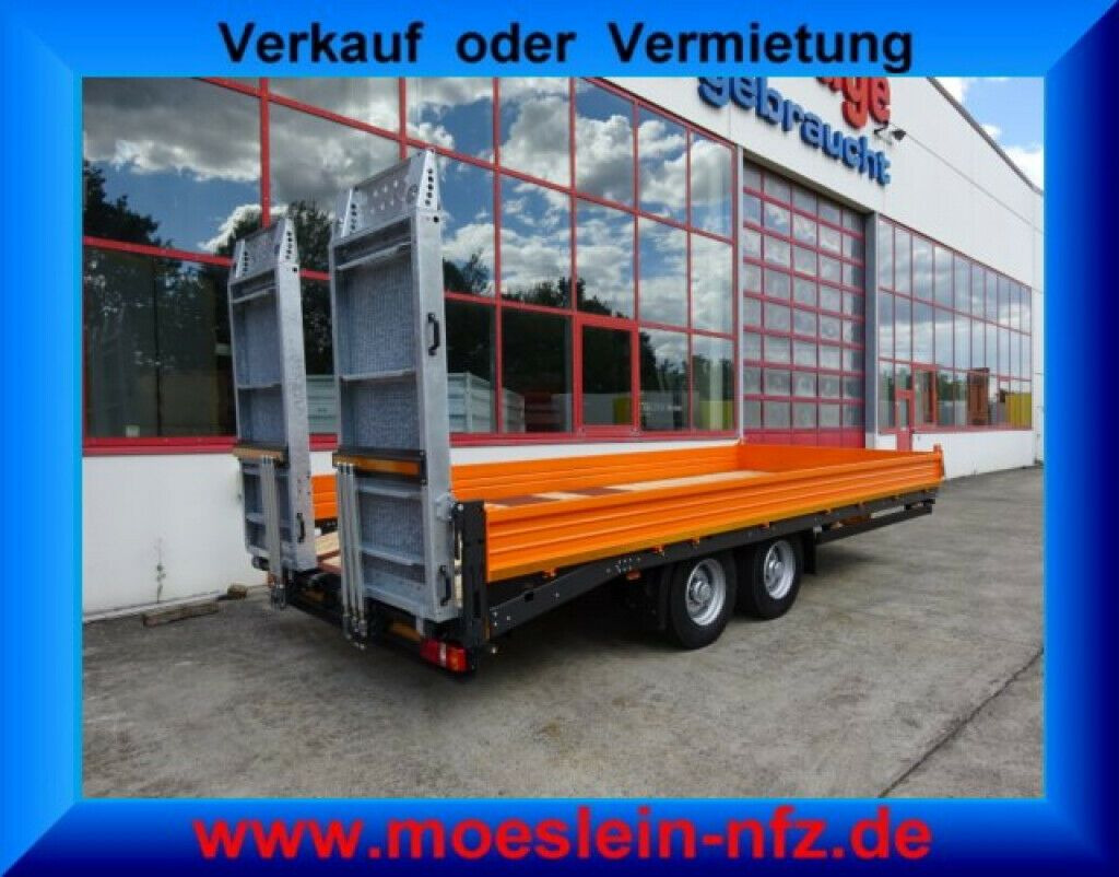 Möslein Tandemtieflader mit breiten RampenNeufahrzeug - Remorque porte-engin surbaissée: photos 1 Möslein Tandemtieflader mit breiten RampenNeufahrzeug - Remorque porte-engin surbaissée: photos 1