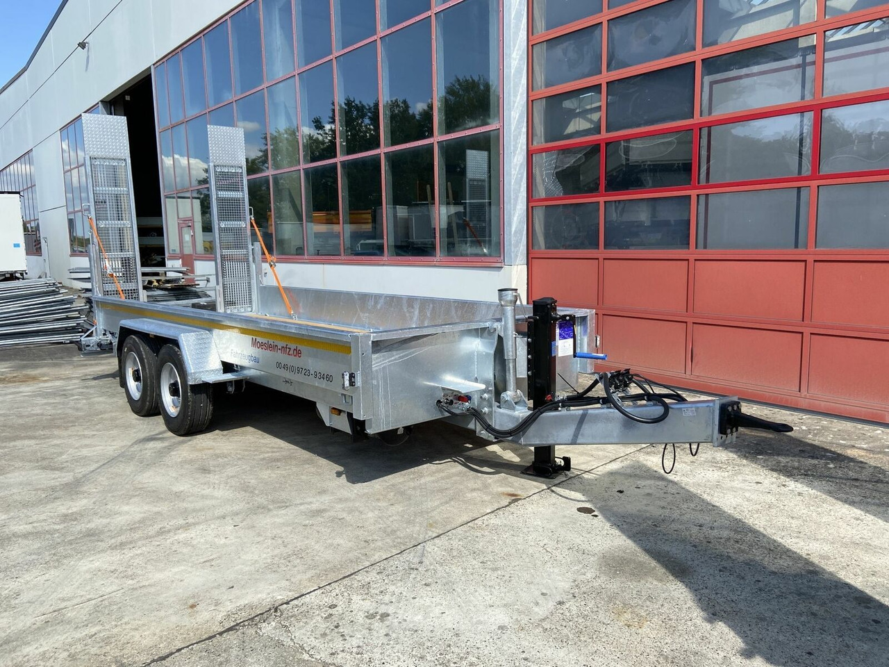 Möslein Tandemtieflader5,50 m x 2 m, Feuerverzinkt - Remorque porte-engin surbaissée: photos 3 Möslein Tandemtieflader5,50 m x 2 m, Feuerverzinkt - Remorque porte-engin surbaissée: photos 3