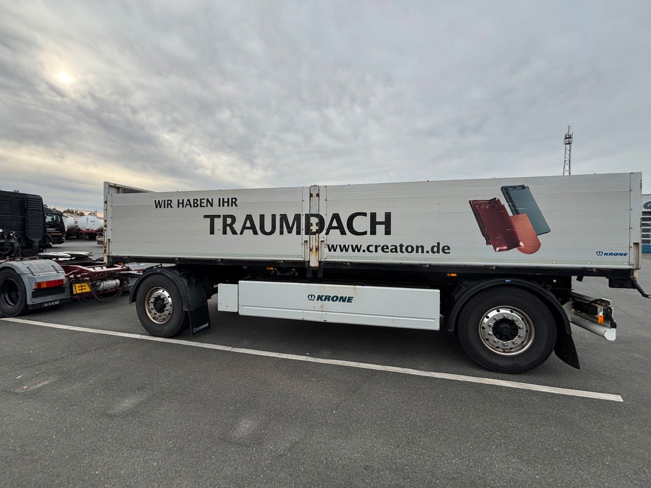 Krone AZ18 + Palettenkasten - Remorque plateau: photos 5 Krone AZ18 + Palettenkasten - Remorque plateau: photos 5
