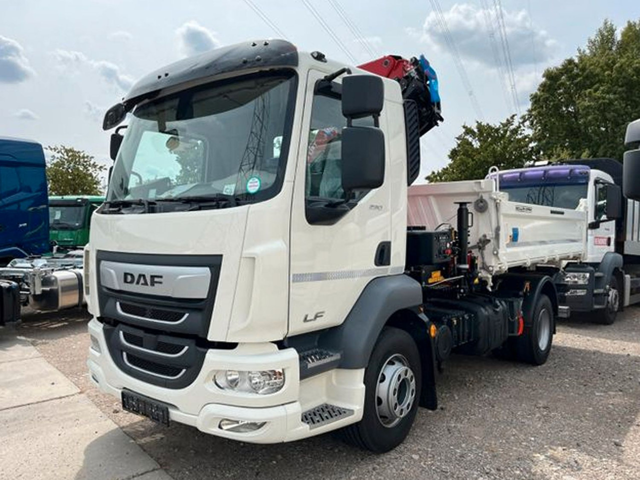 DAF LF 290 16t Meiller Krankipper Tageszulassung DAF LF 290 16t Meiller Krankipper Tageszulassung - Camion benne, Camion grue: photos 1 DAF LF 290 16t Meiller Krankipper Tageszulassung DAF LF 290 16t Meiller Krankipper Tageszulassung - Camion benne, Camion grue: photos 1