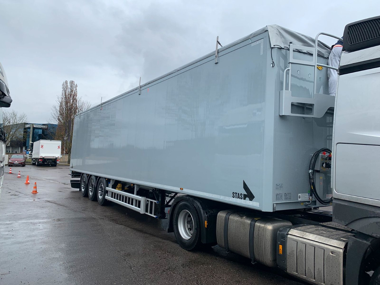 Stas bioSTAR 90,6 cbm - Semi-remorque à fond mouvant: photos 1 Stas bioSTAR 90,6 cbm - Semi-remorque à fond mouvant: photos 1