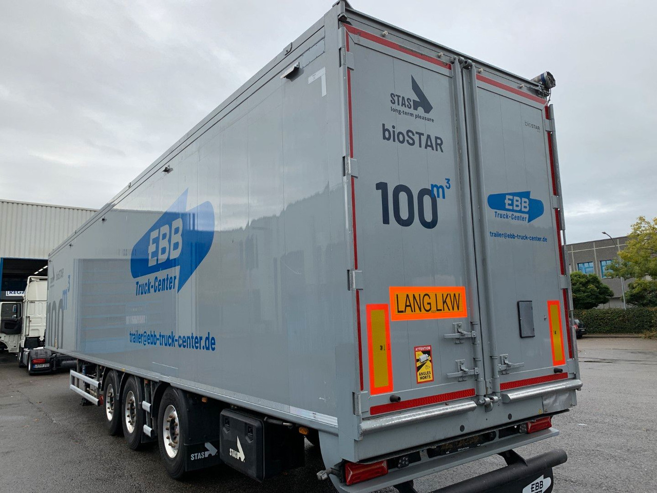 Stas bioSTAR ca 100 cbm 14,9 m Innenlänge - Semi-remorque à fond mouvant: photos 5 Stas bioSTAR ca 100 cbm 14,9 m Innenlänge - Semi-remorque à fond mouvant: photos 5