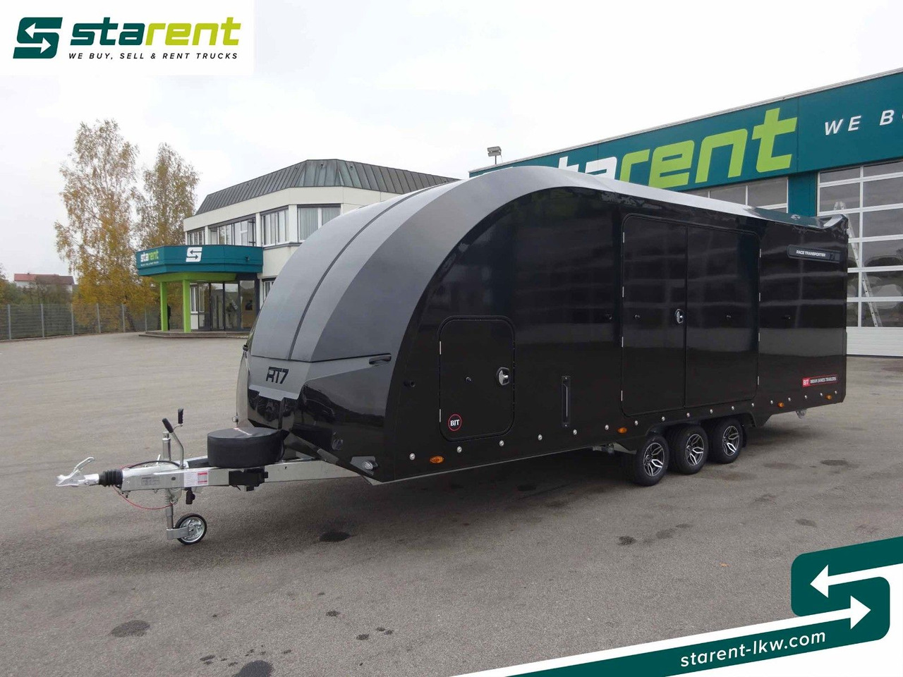 Brian James Race Transporter 7, Seilwinde, elektr. Klappe - Remorque porte-voitures: photos 1 Brian James Race Transporter 7, Seilwinde, elektr. Klappe - Remorque porte-voitures: photos 1