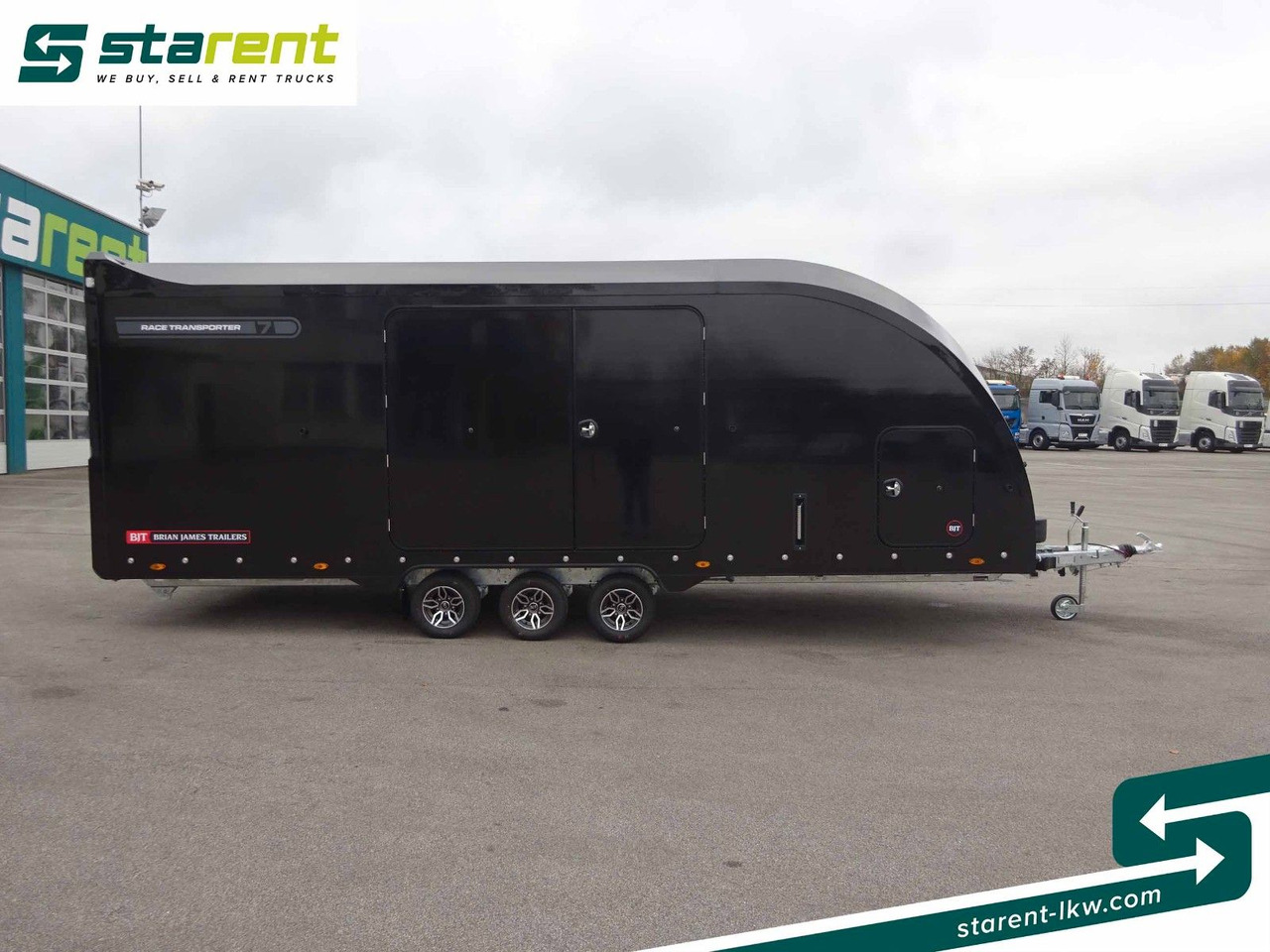Brian James Race Transporter 7, Seilwinde, elektr. Klappe - Remorque porte-voitures: photos 4 Brian James Race Transporter 7, Seilwinde, elektr. Klappe - Remorque porte-voitures: photos 4