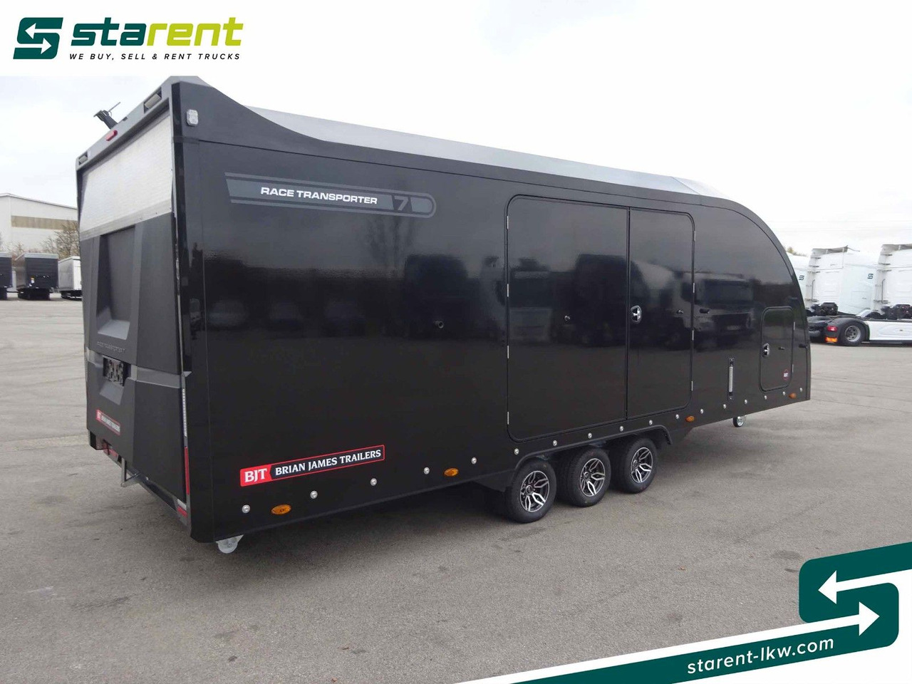 Brian James Race Transporter 7, Seilwinde, elektr. Klappe - Remorque porte-voitures: photos 5 Brian James Race Transporter 7, Seilwinde, elektr. Klappe - Remorque porte-voitures: photos 5