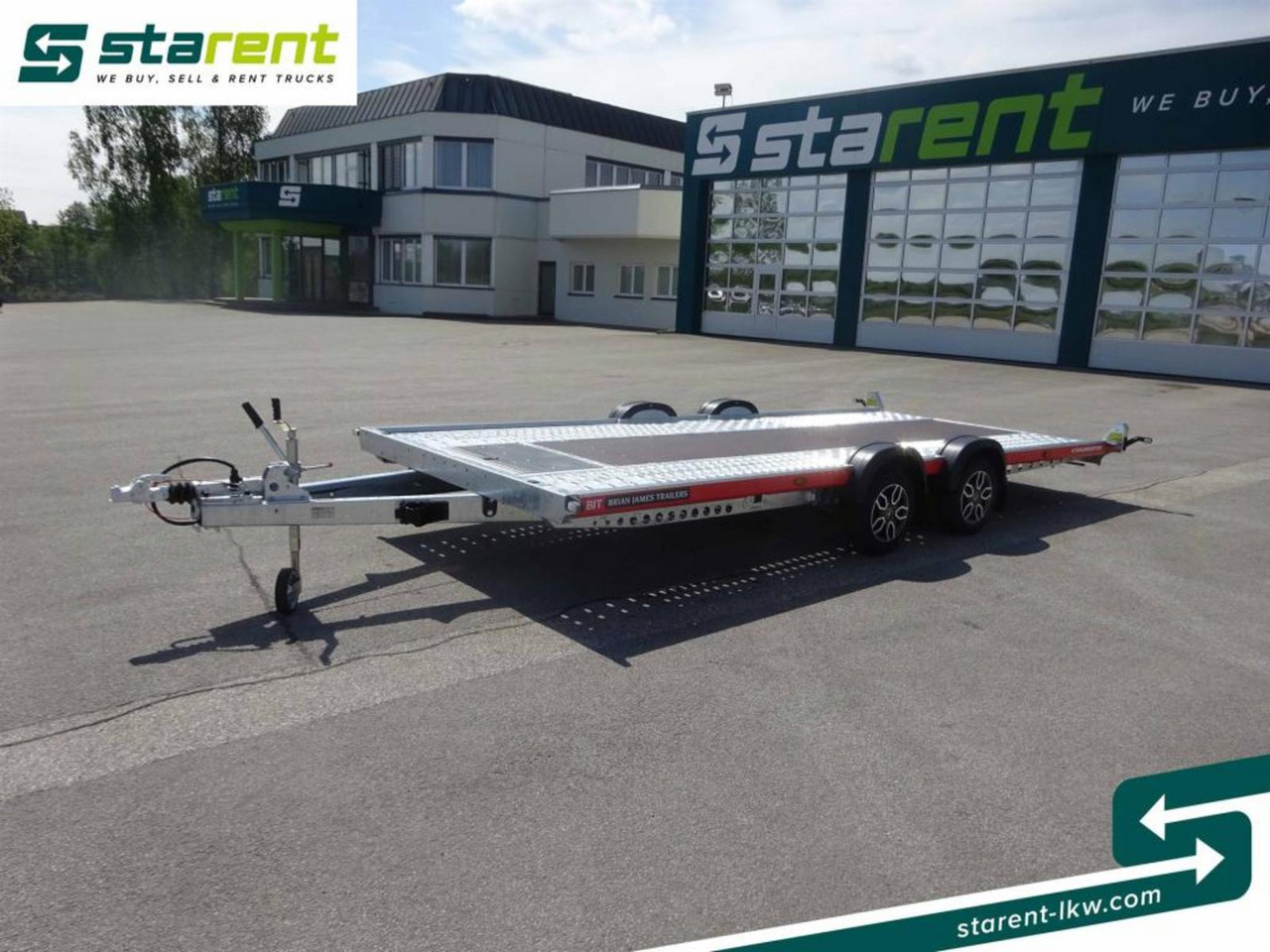 Brian James Trailers A-Transporter Rampen Alufelgen - Remorque porte-voitures: photos 1 Brian James Trailers A-Transporter Rampen Alufelgen - Remorque porte-voitures: photos 1