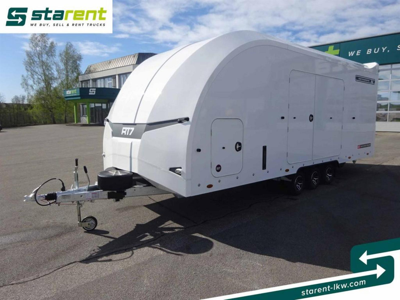 Brian James Trailers Race Transporter 7 extra Hoch Seilwinde - Remorque porte-voitures: photos 1 Brian James Trailers Race Transporter 7 extra Hoch Seilwinde - Remorque porte-voitures: photos 1