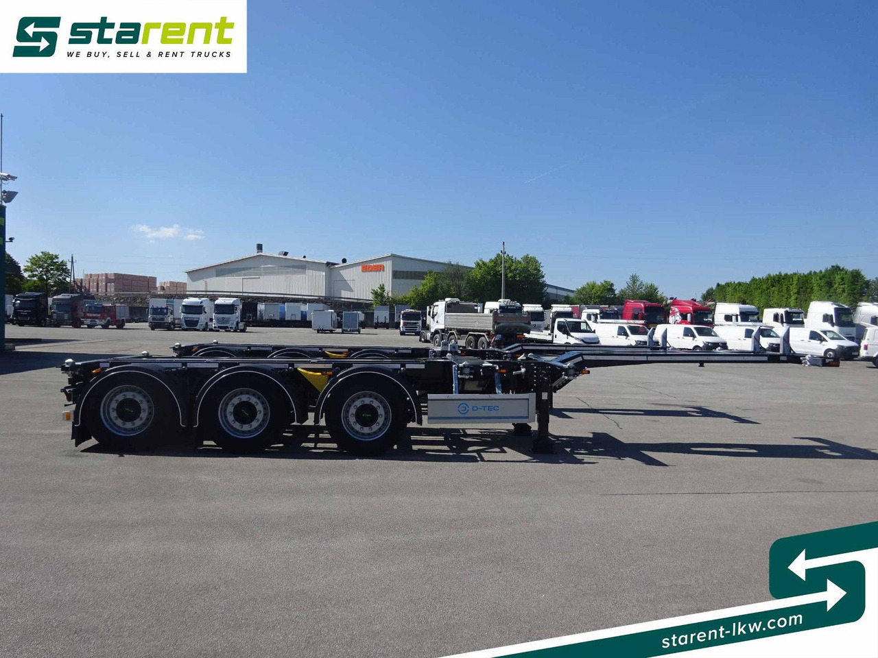 D-TEC Flexitrailer LS Containerchassis ADR, Liftachse - Semi-remorque porte-conteneur/ Caisse mobile: photos 4 D-TEC Flexitrailer LS Containerchassis ADR, Liftachse - Semi-remorque porte-conteneur/ Caisse mobile: photos 4