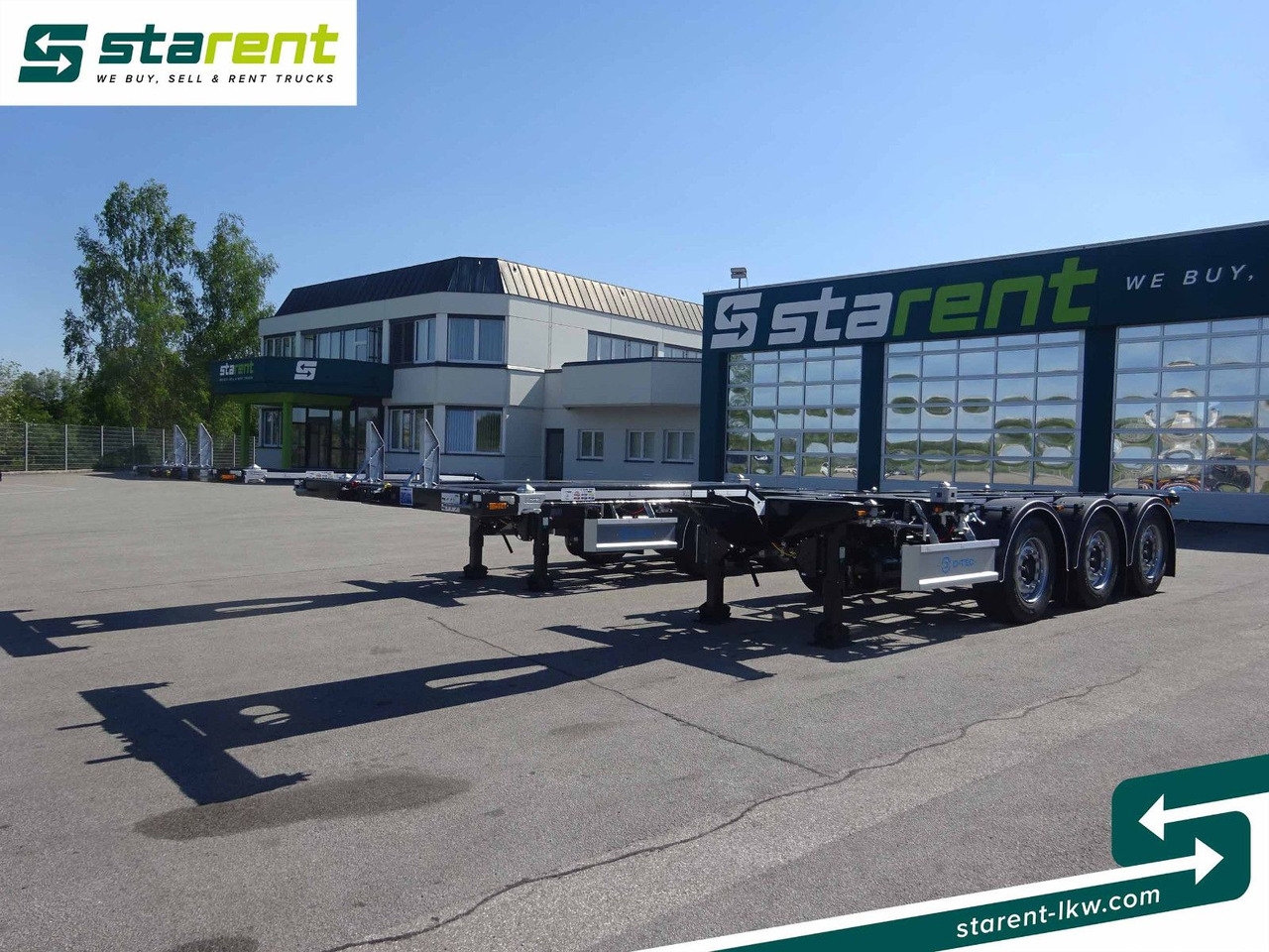 D-TEC Flexitrailer LS Containerchassis ADR, Liftachse - Semi-remorque porte-conteneur/ Caisse mobile: photos 1 D-TEC Flexitrailer LS Containerchassis ADR, Liftachse - Semi-remorque porte-conteneur/ Caisse mobile: photos 1