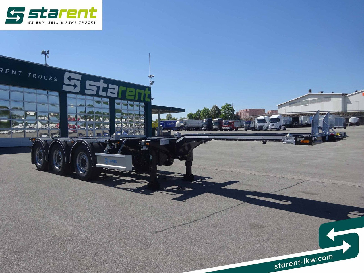 D-TEC Flexitrailer LS Containerchassis ADR, Liftachse - Semi-remorque porte-conteneur/ Caisse mobile: photos 3 D-TEC Flexitrailer LS Containerchassis ADR, Liftachse - Semi-remorque porte-conteneur/ Caisse mobile: photos 3