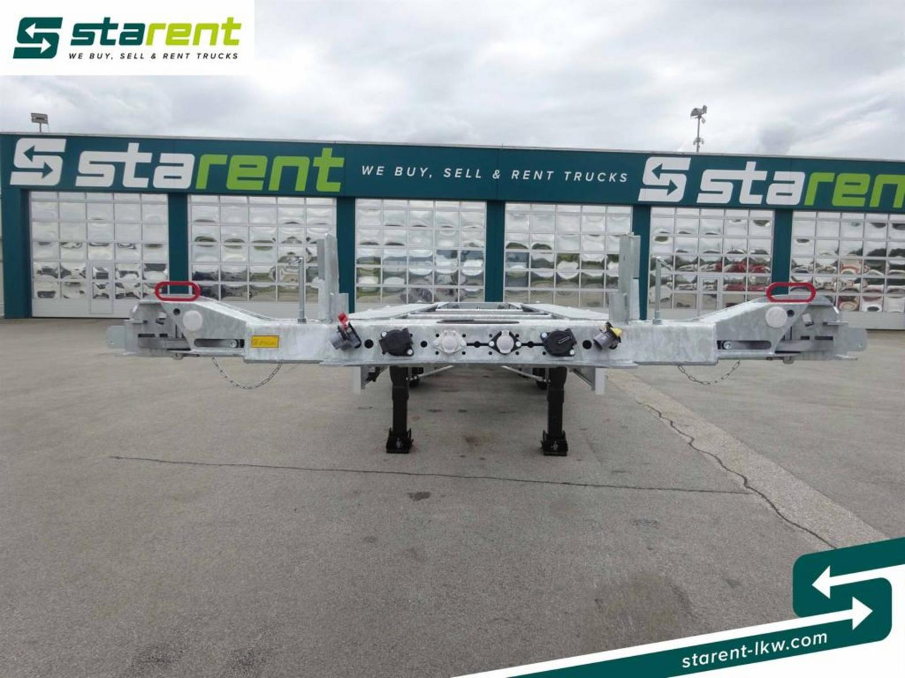 Fliegl Containerchassis ADR 1x20/2x20/1x30/1x40/1x45 - Semi-remorque châssis: photos 2 Fliegl Containerchassis ADR 1x20/2x20/1x30/1x40/1x45 - Semi-remorque châssis: photos 2