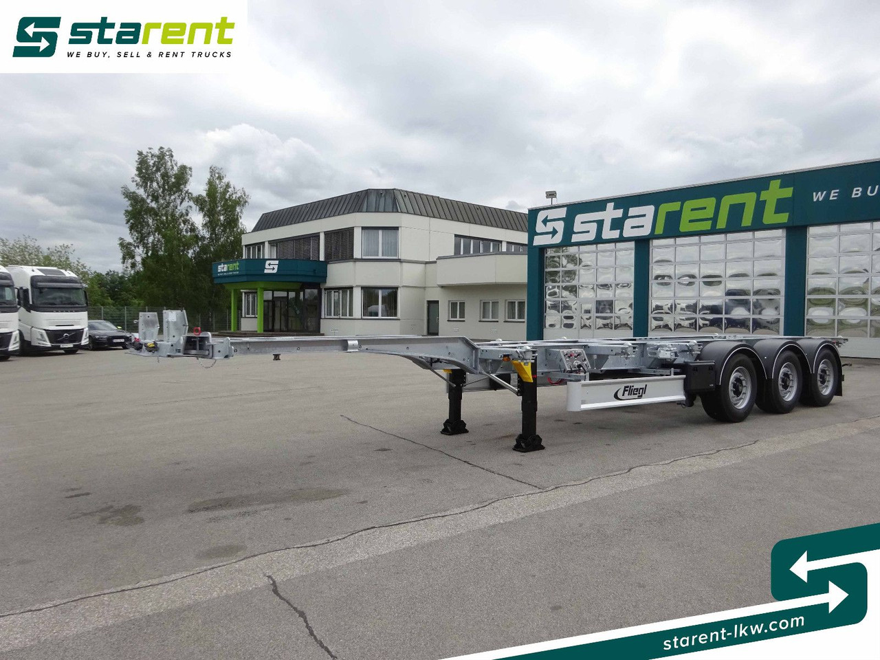 Fliegl Containerchassis ADR, 1x20/2x20/1x30/1x40/1x45 - Semi-remorque porte-conteneur/ Caisse mobile: photos 1 Fliegl Containerchassis ADR, 1x20/2x20/1x30/1x40/1x45 - Semi-remorque porte-conteneur/ Caisse mobile: photos 1