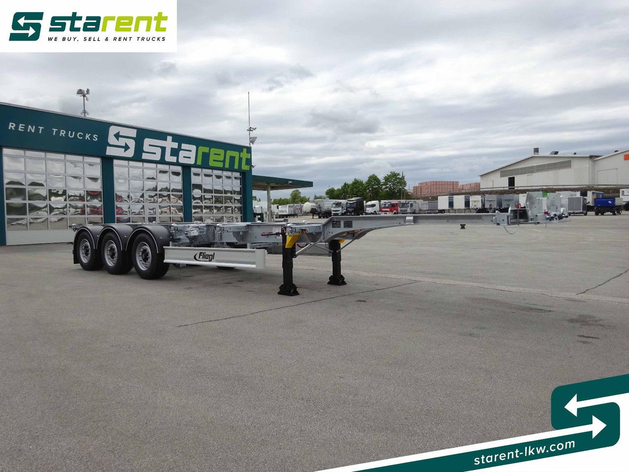 Fliegl Containerchassis ADR, 1x20/2x20/1x30/1x40/1x45 - Semi-remorque porte-conteneur/ Caisse mobile: photos 3 Fliegl Containerchassis ADR, 1x20/2x20/1x30/1x40/1x45 - Semi-remorque porte-conteneur/ Caisse mobile: photos 3