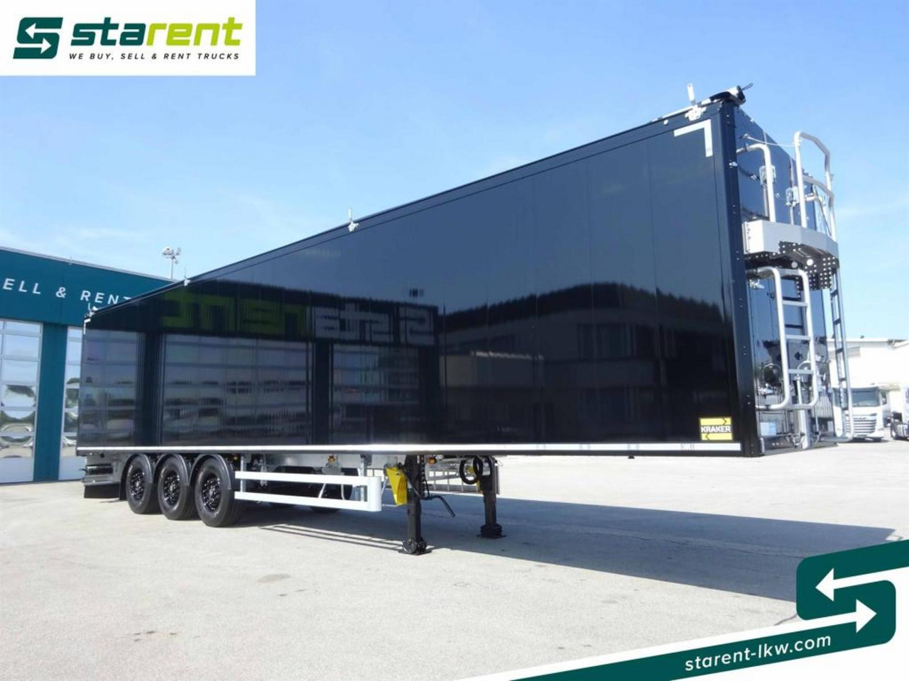 Kraker 8mm 92m³ BPW-Achsen Funk. Verzinkt Liftachse - Semi-remorque à fond mouvant: photos 3 Kraker 8mm 92m³ BPW-Achsen Funk. Verzinkt Liftachse - Semi-remorque à fond mouvant: photos 3