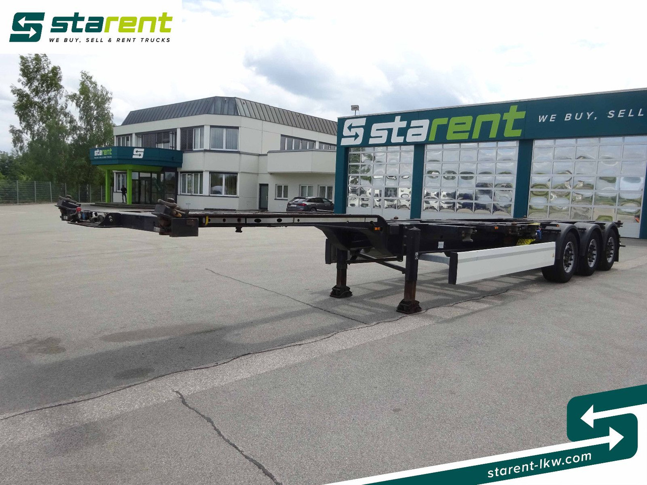 Krone Containerchassis 1x20/2x20/1x40/1x45, Liftachse - Semi-remorque porte-conteneur/ Caisse mobile: photos 1 Krone Containerchassis 1x20/2x20/1x40/1x45, Liftachse - Semi-remorque porte-conteneur/ Caisse mobile: photos 1
