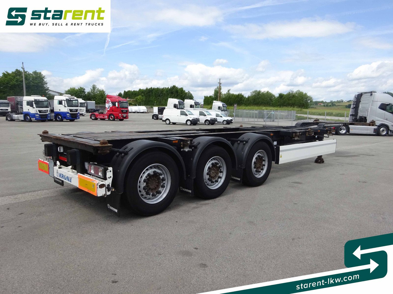 Krone Containerchassis 1x20/2x20/1x40/1x45, Liftachse - Semi-remorque porte-conteneur/ Caisse mobile: photos 5 Krone Containerchassis 1x20/2x20/1x40/1x45, Liftachse - Semi-remorque porte-conteneur/ Caisse mobile: photos 5