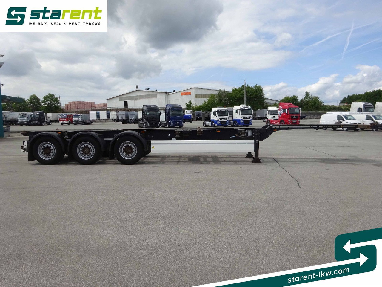 Krone Containerchassis 1x20/2x20/1x40/1x45, Liftachse - Semi-remorque porte-conteneur/ Caisse mobile: photos 4 Krone Containerchassis 1x20/2x20/1x40/1x45, Liftachse - Semi-remorque porte-conteneur/ Caisse mobile: photos 4