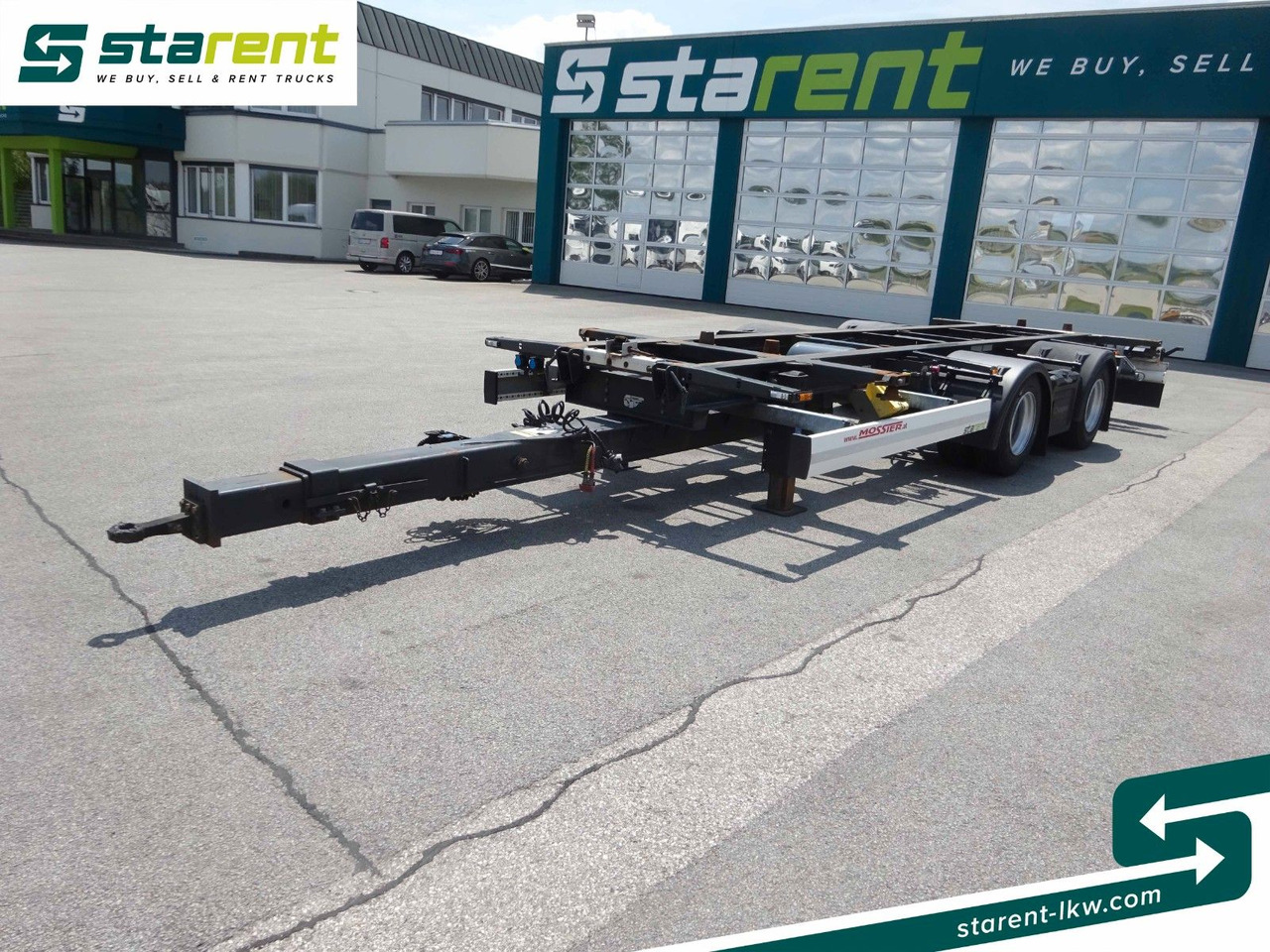 Krone Jumbotandemlafette, BDF, TÜV NEU - Remorque porte-conteneur/ Caisse mobile: photos 1 Krone Jumbotandemlafette, BDF, TÜV NEU - Remorque porte-conteneur/ Caisse mobile: photos 1
