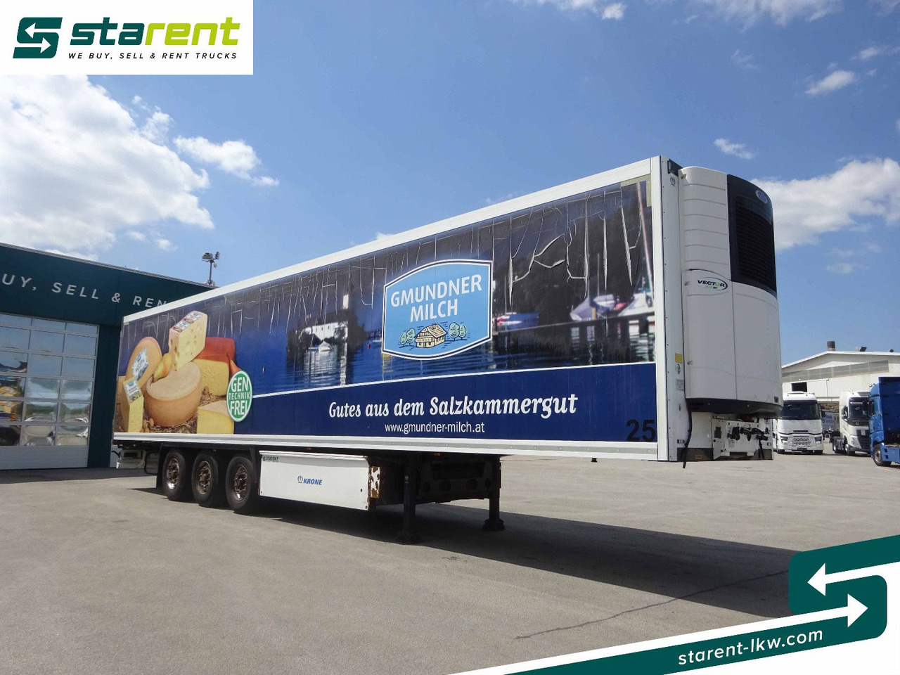 Krone Thermotrailer, Carrier Vector 1950 MT°, 3 Zonen - Semi-remorque frigorifique: photos 3 Krone Thermotrailer, Carrier Vector 1950 MT°, 3 Zonen - Semi-remorque frigorifique: photos 3